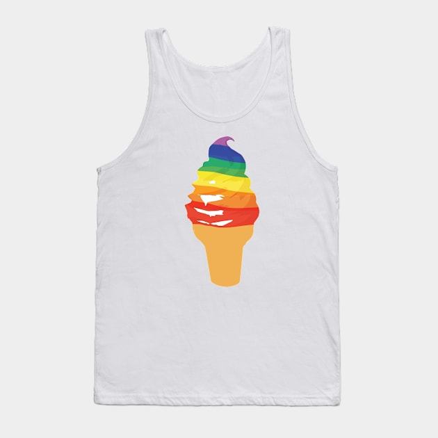 Ice Cream Rainbow Tank Top by Buck_Red